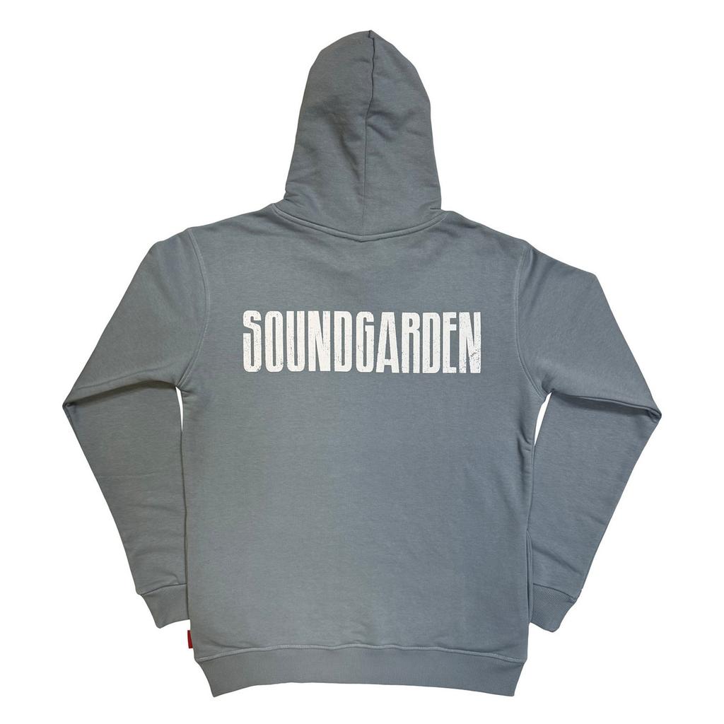 Soundgarden Unisex Adult Unplugged Circle Logo Back Print Pullover Hoodie