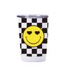 Stainless Steel Thermos Cup Smiley Face Series Straw Milk Tea Cup Coffee Cup Handle Sports Water Cup Set