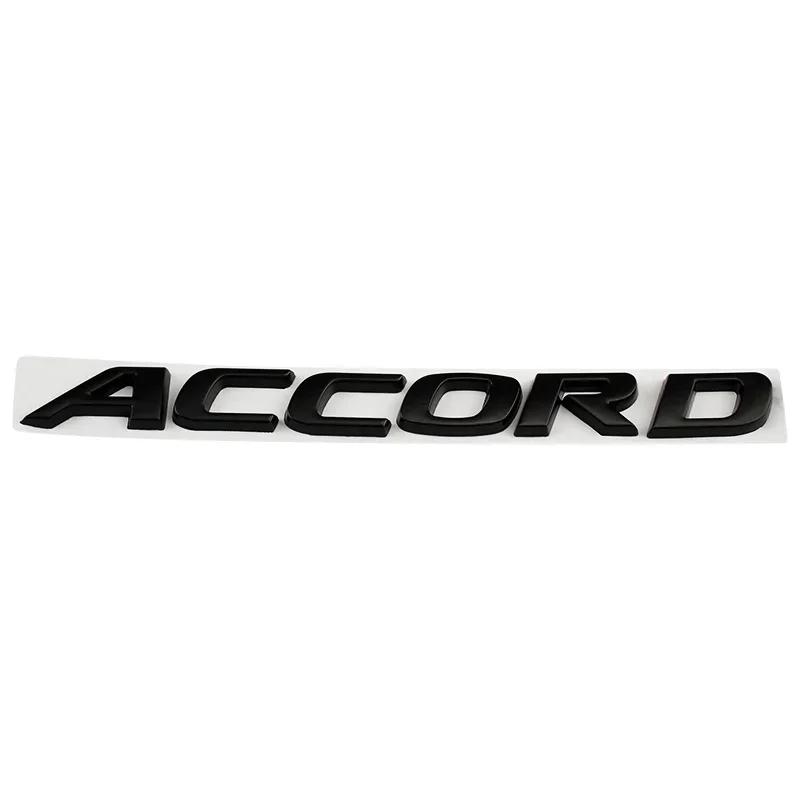 

Honda Accord 3D Metal Car Sticker Side Fender Badge Rear Trunk Emblem Decal Styling Accessory for 10th 11th 8th 2024 2023 Models матовий чорний колір