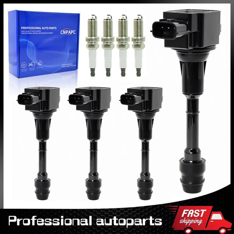 Ignition Coil & IRIDIUM Spark Plug For 2002-2006 Nissan Altima UF350 22448-8H315