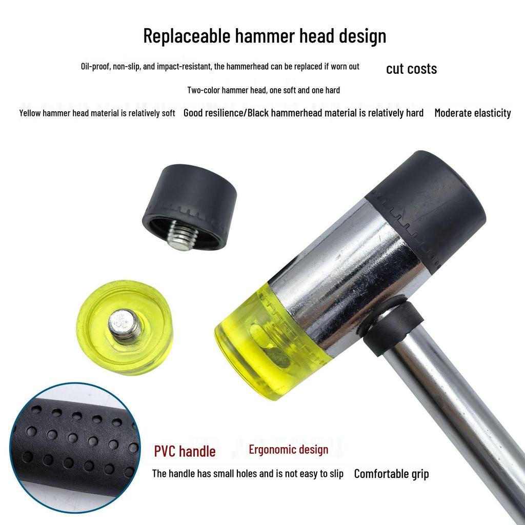 Solid Rubber Mallet for Tile Installation