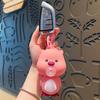 Bubble Cartoon Adorable Blowing Silicone Keychain Unique Gift For All Ages