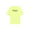 Balenciaga Political Campaign Large Fit T Shirt Fluo Yellow 641655TJVF77110