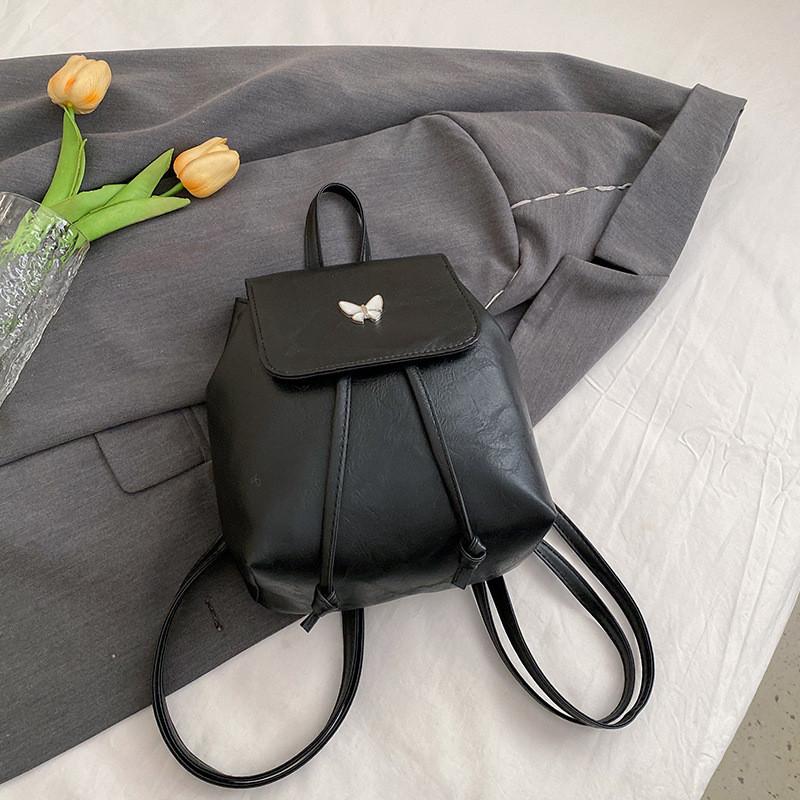 Pu Fashion Backpack For Women Large Capacity Casual Street Style With Durable Wear Resistant Material