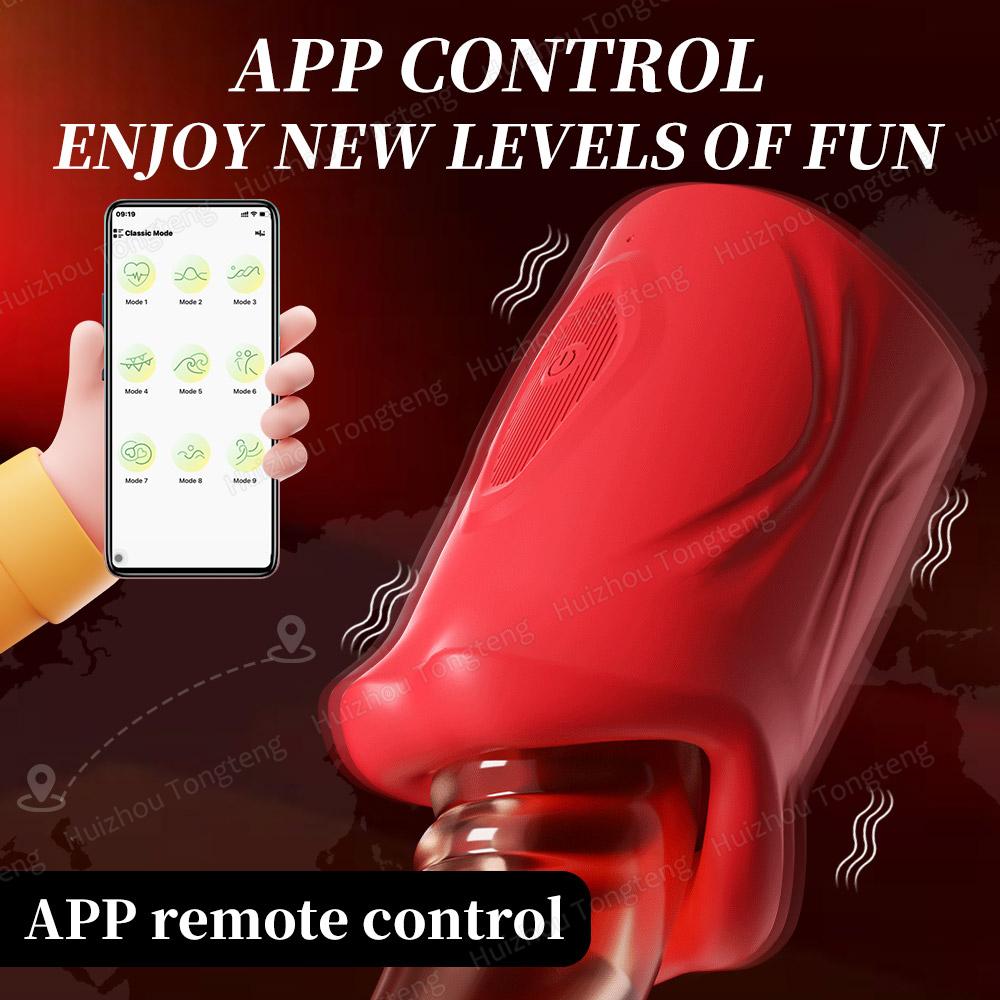 APP Control Vibrator for Men Penis Delay Trainer Male Masturbator Glans Stimulater Massager Men Vibrator Sex Toys Adult Goods