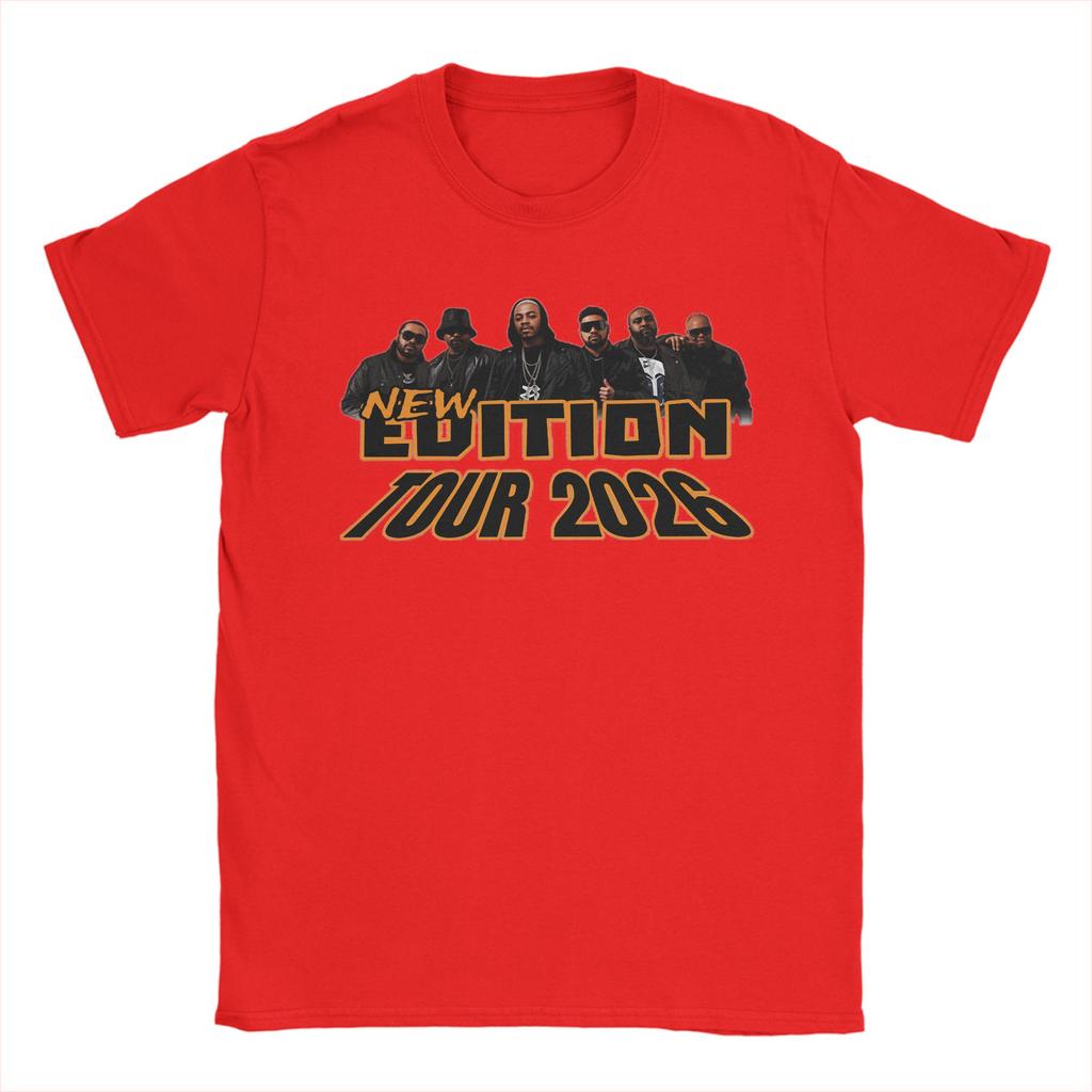 New EEditions Way Tour 2026 100 Cotton TShirt For Unisex Vintage T Shirts Crew Neck Hip Hop Tee Shirt Big Size Printed Clothing