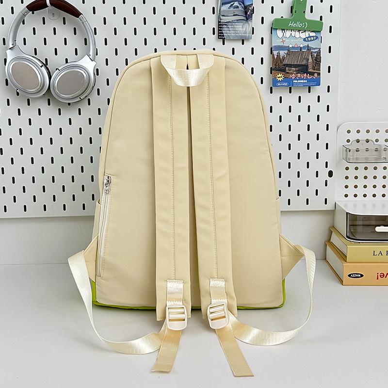 Korean version of small fresh backpack fashionable large capacity high value backpack lightweight boys and girls junior high school student schoolbag