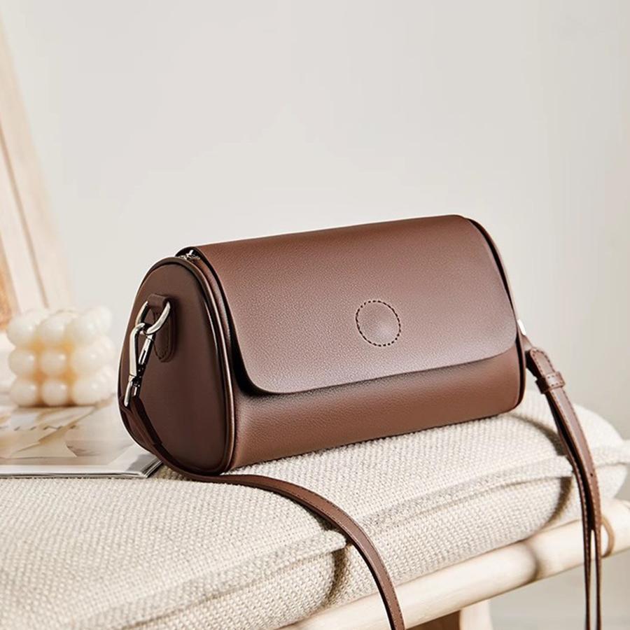 

Small Flap Crossbody Bag Women s Trendy Versatile Pu Leather Shoulder Bag Vintage Design Small Square Bag Simple Purse Handbags 21x9.5x13cm