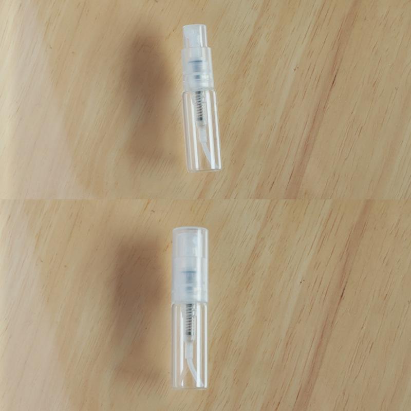 2 мл Прозрачный Атомайзер для Парфюма, Дорожная Спрей-Бутылочка, Мини Стеклянный Мелкодисперсный Распылитель