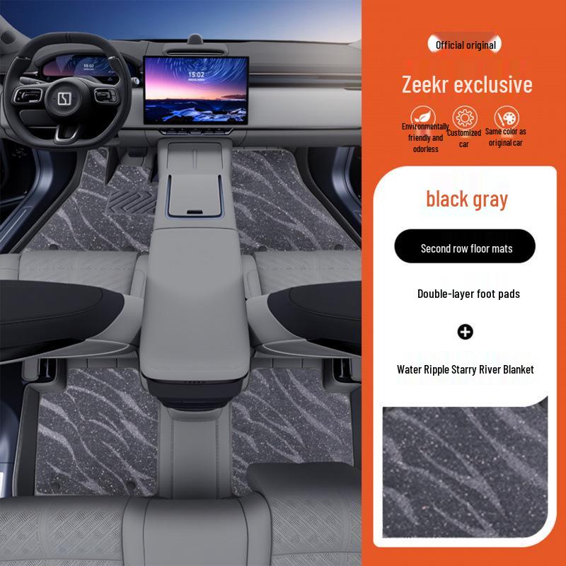 Juego de Alfombrillas de Suelo y Alfombrilla de Maletero Zeekr 7X - Cobertura Completa Piezas de Mejora Interior 2025