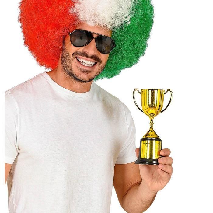 Trophée-coupe - WIDMANN - Personnalisable - PVC Rigide - 21 X 11 Cm - Doré