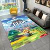 3D Z-Zelda2 HD Link Spiel Cartoon Teppich Teppich für Schlafzimmer Wohnzimmer Zuhause Sofa Dekoration, Kinder Spielen Große Dekor Bodenmatte
