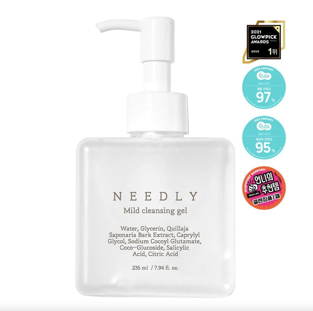 NEEDLY Mild Cleansing Gel 235 ml - Gentle and Effective Facial Cleanser for All Skin Types