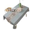 Amazon Pastoral Tablecloth Cotton And Linen Rectangular Table Flag Table Mat Coffee Table Tablecloth Table Cloth Spot