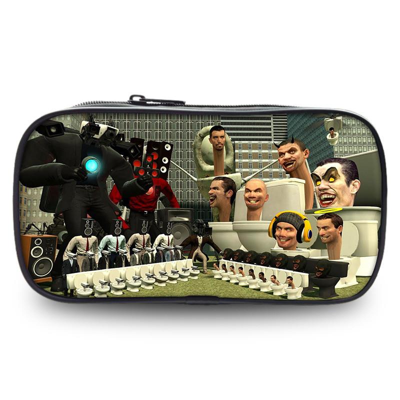 Durable Oxford Fabric Pencil Case For Kids And Students Featuring Fun Game Character Design