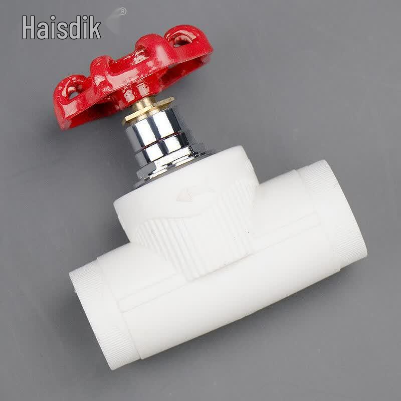 Heisidick PPR Stop Valve with Double Union