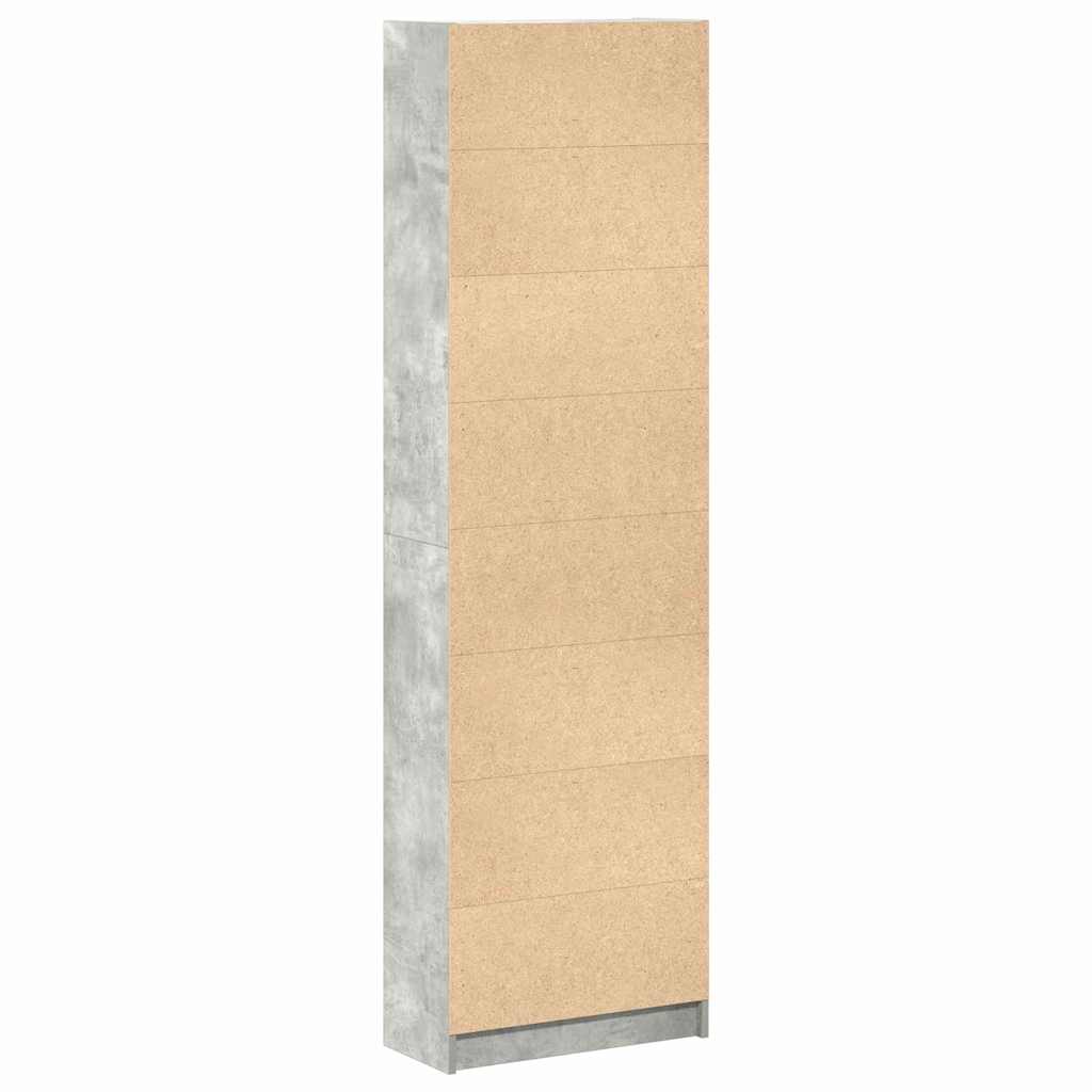 Wardrobe Concrete Grey 55 x 25 x 189 cm Particleboard