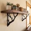 2 Piezas Soportes en Forma de L de Alta Resistencia Soporte Decorativo para Estante de Hierro Fundido Decoración del Hogar
