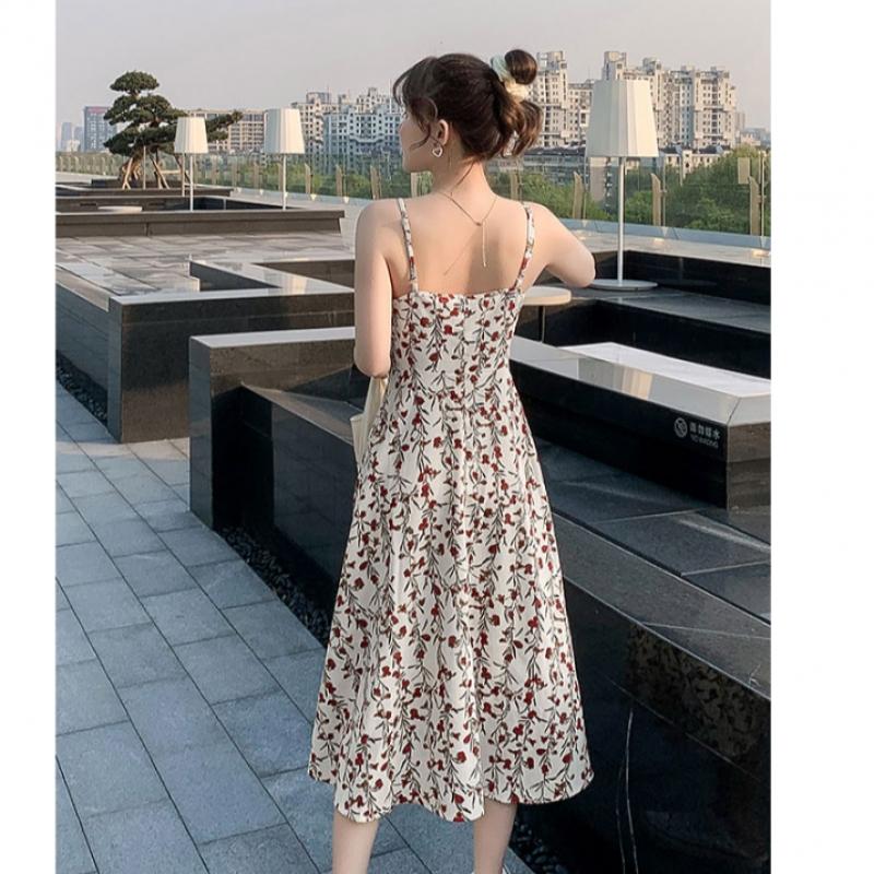 Shop Women Floral Sleeveless Long Dress Won Wdr Wbf28f8