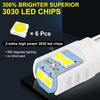 2 Stücke Keramik T10 Led Canbus W5W 168 194 Led-lampe 3030 SMD Auto Dome Leselampe Kennzeichenleuchte Freiheit 6000 Karat Weiß 12 V