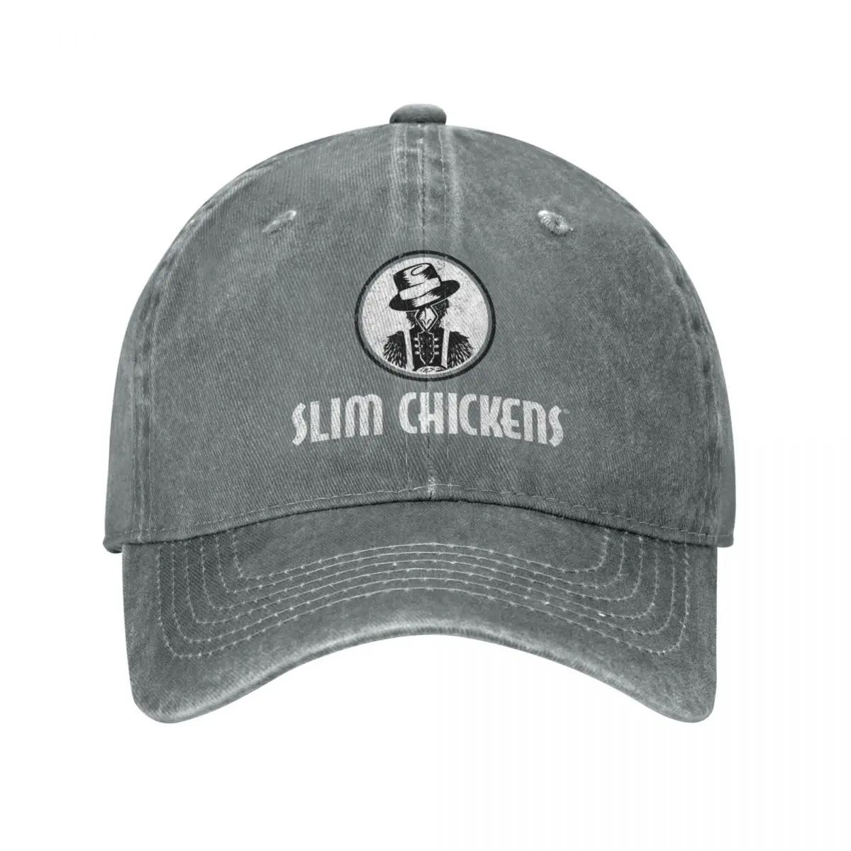 

Slim Chickens Vintage Texture - Black & White Baseball Cap Gentleman Hat Sun Cap Women Caps Men S