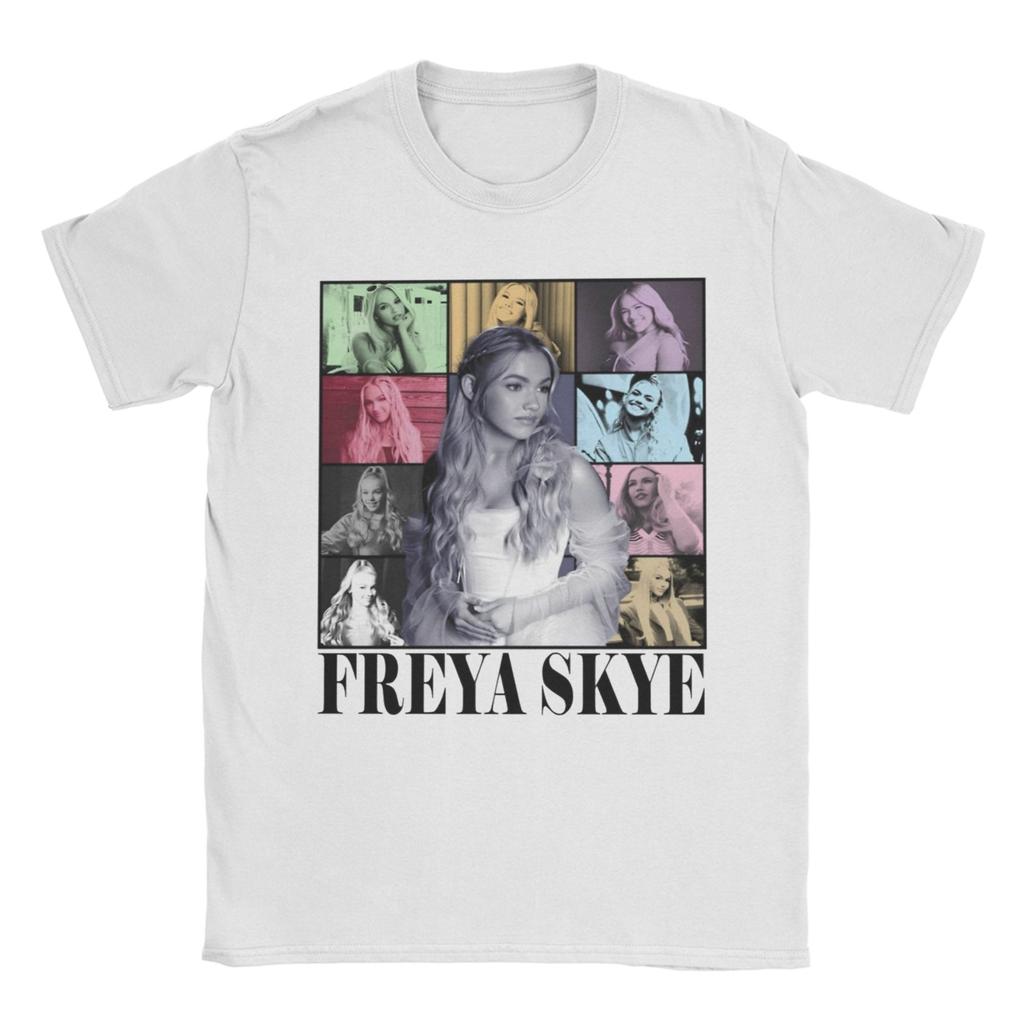 Unisex Women Graphic Printing Freya Skye Tee T Shirt Pure Cotton Tshirts Clothes