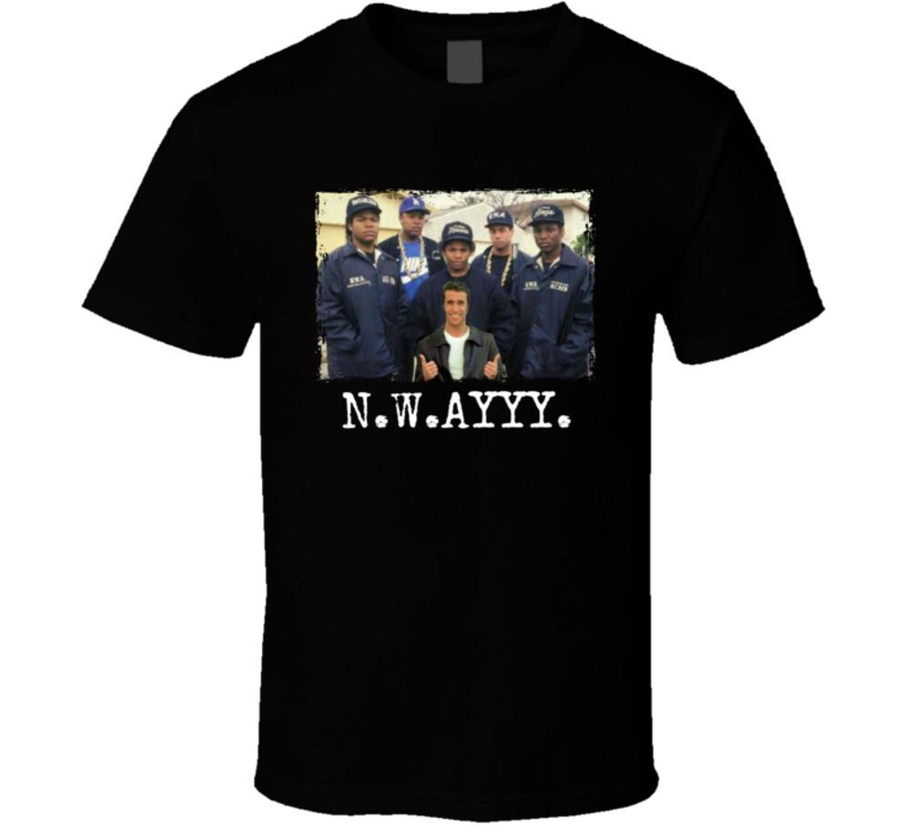 Nw Ayyy Fonzie Nwa Mashup T Shirt