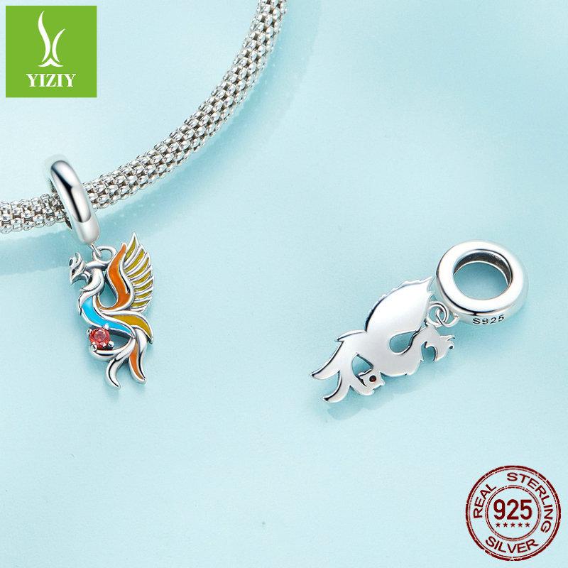 Brățară nouă cu pandantiv Phoenix din argint S925 cu design inteligent de aplicare a uleiului