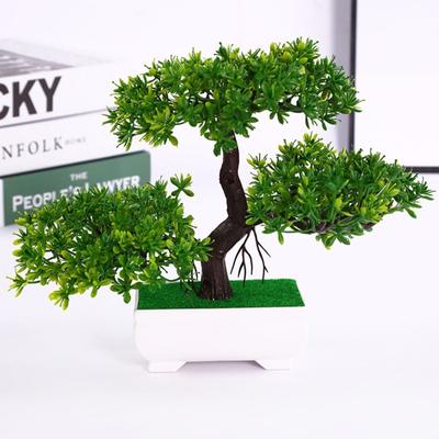 1Pc Artificial Plants Bonsai Small Tree Fake Flowers Artificial Bonsai for Home Bedroom Balcony Indoor Decoration Beautiful Children Gift