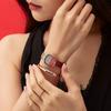 Julius Watches New Arrival Listing Stylish Two-Color Patchwork Retro Wrist Watch Small Square Women's Watch Genuine Brand