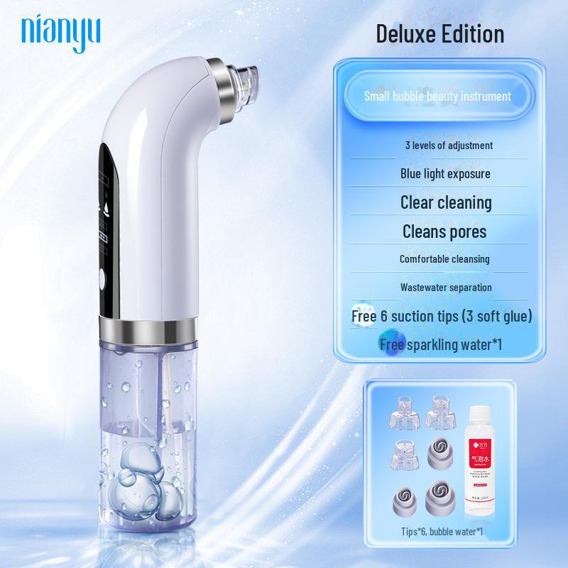 Portable Oxygen Facial & Pore Cleaner: Electric Blackhead Remover Device
