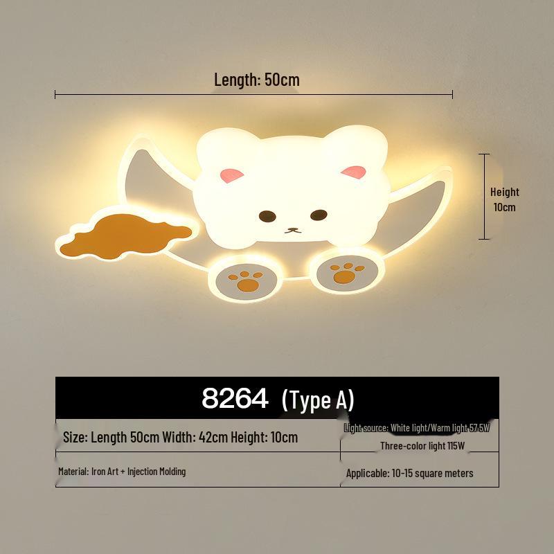 

Modern Minimalist Children s Cartoon Ceiling Light for Bedroom