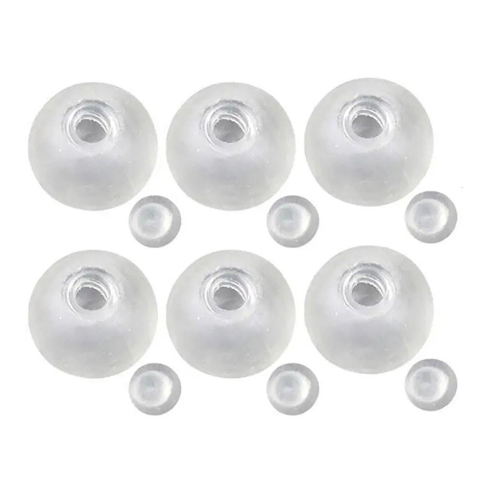 6Pcs Elastic Stretchable DIY Stress Relief Ball TPR Noise Making Ball Squish Toy Production