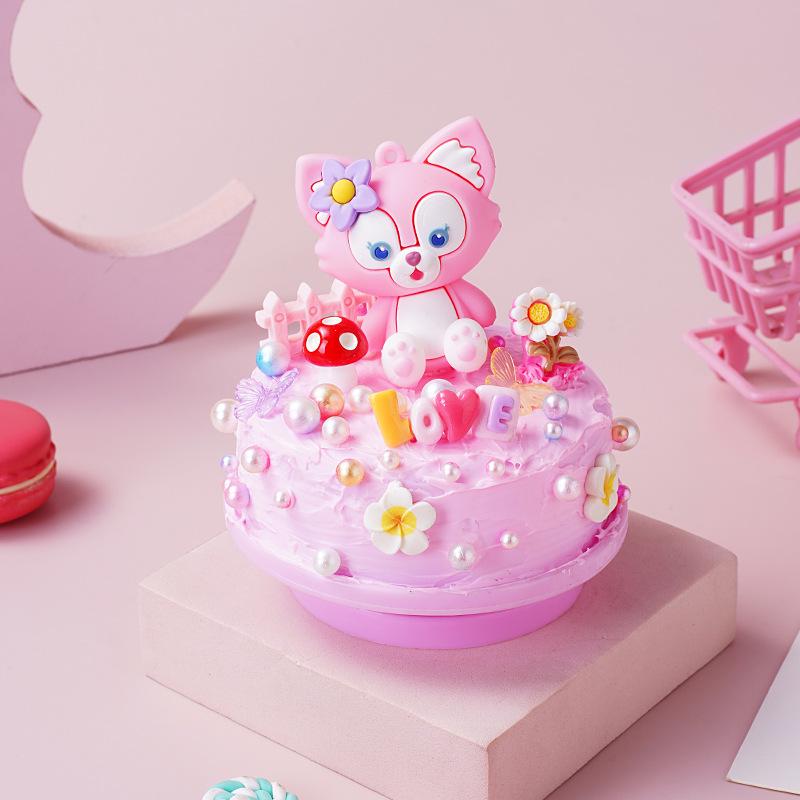 DIY Cartoon Music Box - Handmade Rotating Birthday Gift & Educational Toy for Kids
