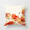 New Flower Plant Peach Velvet Pillow Case Sofa Pillow Car Cushion