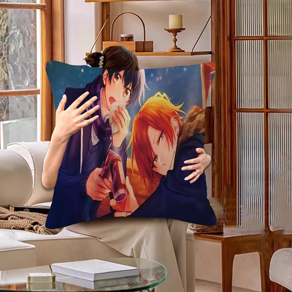 S-Sasaki And-M-Miyano Cushion Cover Polyester Sofa Cushions Decorative Throw Pillows Home Decoration Pillowcover