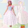 Pink Polka Dot Shepherdess Adult Cosplay Costume For Halloween Ymks Brand