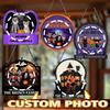 Personalized Custom Photo Halloween Party Layout Hanging Ornaments Decorative Horror Atmosphere Props Wooden Plaque