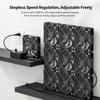 12CM 2800 U/Min Einstellbare Geschwindigkeit DC-Kühlventilator, Leiser Abluftventilator für Server, Router, Laptop & Sukkulentenkühlung