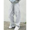 Men's Multifunctional Solid Color Drawstring Loose Casual Sports Pants, Spring and Autumn Men's Outdoor Casual Pants