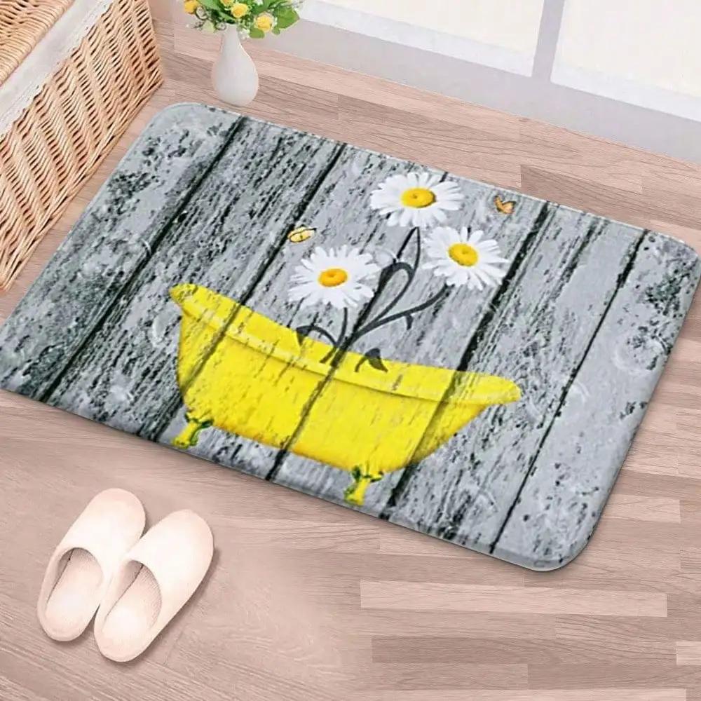 

Поцелуи русалки Цветочный Художественный Ковер Коврик Нескользящий Мечтательный Декор для дома Подарок на новоселье для Внутреннего Наружного Входной Двери 40x60cm