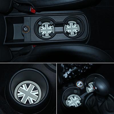 For BMW Mini Countryman R60 WRC John Cooper Works LCI Anti-Slip Mat Cup Holder Mat Shockproof Silica Gel