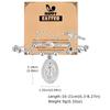 Vnox Rosary Bracelet with Easter Card, Gold Sliver Color Stainless Steel Religious Cross Virgin Mary Prayer Bracelets for Women