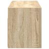 Badezimmer-Wandschrank Sonoma Eiche Optik 60 x 25 x 30 cm Spanplatte