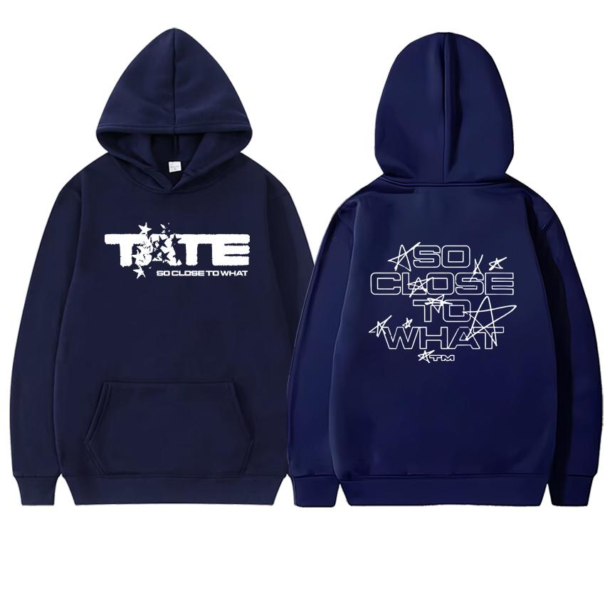 

2025 Tate McRae So Close To What Album Sweatshirt Autumn Winter Fleece Men Women Long sleeve Hoodie Double Sided Printed Unisex 3XL