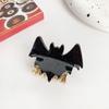 Y2K Halloween Bat Hair Claw Dazzling Colors Bat Wings Hair Claw Shiny Acrylic Shark Clip  Festival