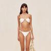 European & American Shell Cup Halter Bikini Set - Women's Two-Piece Swimsuit 24010702