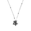 Stainless Steel Chains with Hollow star Heart Pendant Necklaces for Women Trendy on Neck Fashion Jewelry Accessories