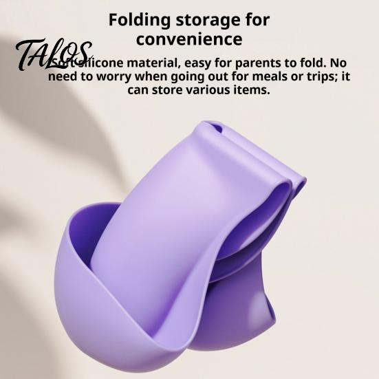 Easy Clean Toddler Bibs Silicone Baby Bib, Waterproof Soft Adjustable Feeding Durable Large Pocket Food Catch Bib for Babies And Toddlers Comfortable