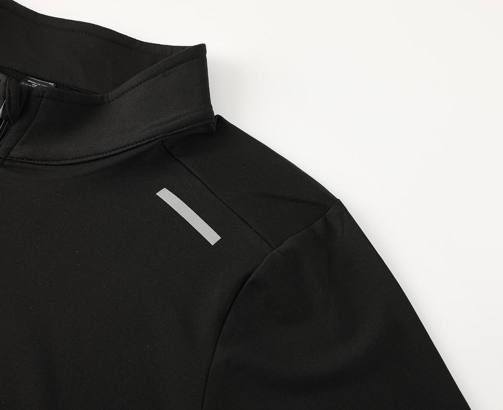 Men's Quick-Dry Half-Zip Long Sleeve Sports T-Shirt - 2024 Spring/Autumn Running & Fitness Apparel